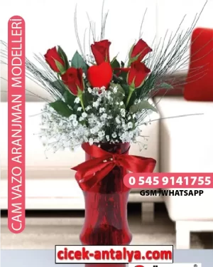 5 KIRMIZI GÜL ÜRÜN KODU CV32