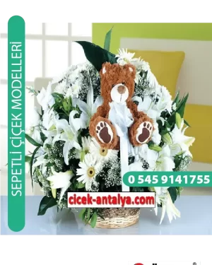 BEYAZ MEVSİM ÇİÇEKLERİ VE OYUNCAK ÜRÜN KODU SPA12