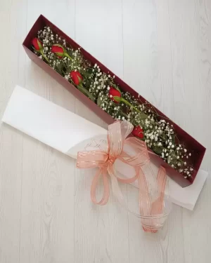 KUTUDA KIRMIZI GÜLLER ÜRÜN KODU BK07