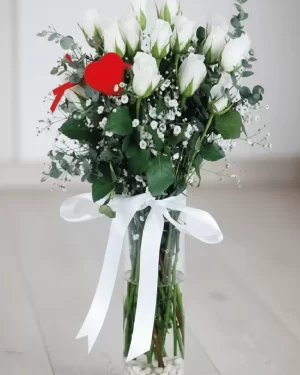 17 BEYAZ GÜL ÜRÜN KODU CV06