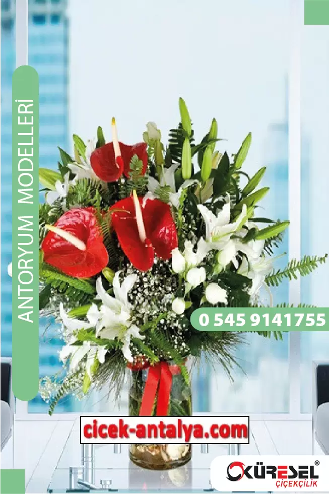 Antoryum Çiçekçi Modeli Ant02 – Antalya Çiçekçi