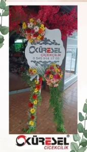 Kişiye Özel Çelenk | Çiçekçi Antalya celenk10