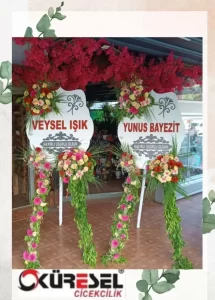 Kişiye Özel Çelenk | Çiçekçi Antalya celenk8